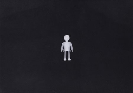 FRANCESCO DE MOLFETTA (1979) Uomo nell'oscurit&agrave; Tecnica mista su...