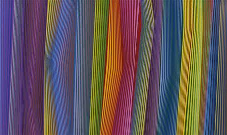 GIOVANNI DELL'ACQUA (1952) Tensioni Cromatiche, 2011 Acrilici su cartone cm...