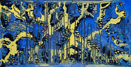 DALILA CROTTI (1983) Sea View Lane, 2004 Tecnica mista su tavola cm 61x118...