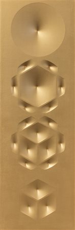 STEFANO BRUNELLO (1960) progressione costruzione di un cubo, 2010 Acrilici su...