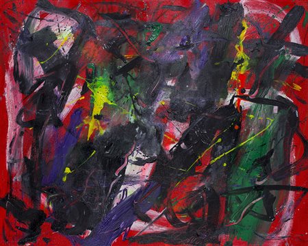 BRUNO BONALDI (1944) Raccontando l'Autunno, 2008 Tecnica mista su tela cm...