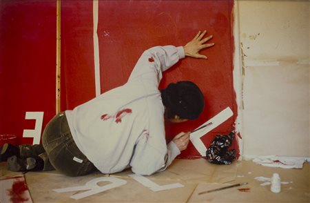 GIANNI MOTTI (1958) Robert Barry 1994 "Wall York", 1993-2000...