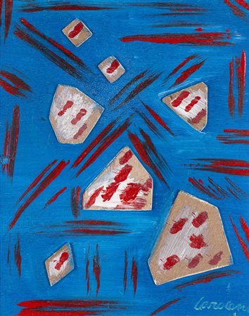 BRUNO CARACENI (1927-1986) Senza Titolo, 1969 Tecnica mista e applicazioni di...