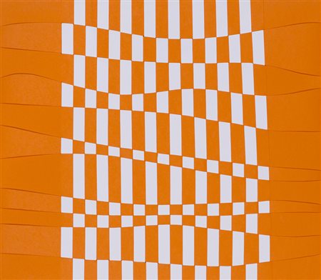 ANGELO TOZZI (1960) Senza Titolo, 2016 Cartoncini colorati sagomati ed...