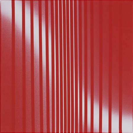 ENNIO FINZI (1931) Luce-Vibrazione, 1971-2013 Acrilici su tela cm 40x40...