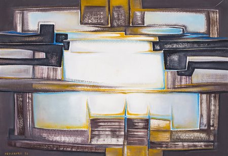 ROGER DESSERPRIT (1923-1985) Senza Titolo, 1970 Tecnica mista su tavola cm...