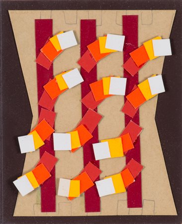 MIROSLAV SUTEJ (1936-2005) Senza Titolo, 1970 Tecnica mista e collage su...