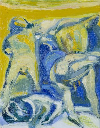 PIERO GUCCIONE (1935) Studio della Folgorazione di Signorelli, 1963 Olio su...