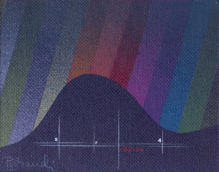 ROBERTO PEDRAZZOLI (1942) Progetti sull'arcobaleno, 1977 Acrilici su faesite...
