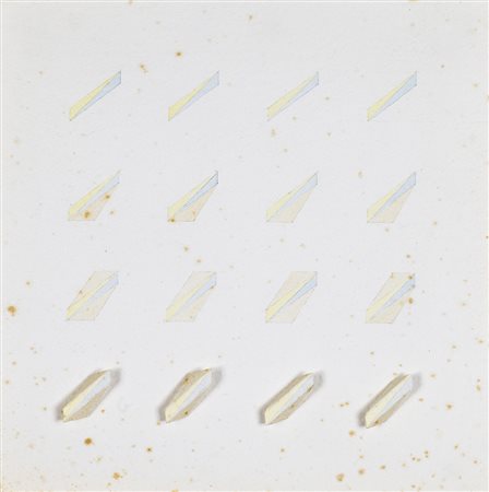 CLAUDIO LORIA-ROTTA (1949) Senza Titolo, 1986 Tecnica mista e applicazioni su...