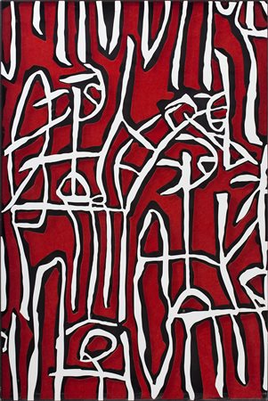 SERGIO FERMARIELLO (1961) Guerriero, 2007 Rilievi di alluminio e tessuto...