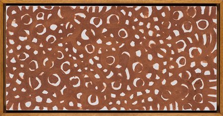 LUIGI MAINOLFI (1948) Polveri, 1995 Tecnica mista e sabbia su tavola cm 30x60...