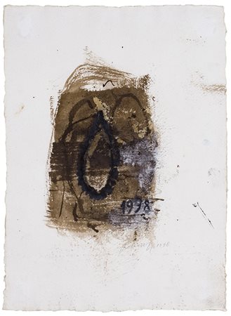 PIERO PIZZI CANNELLA (1955) Senza Titolo, 1998 Tecnica mista su carta a mano...