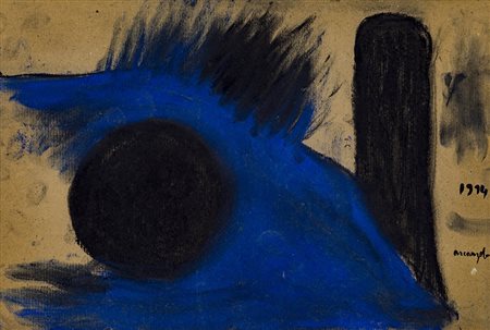 ARCANGELO (1956) Senza Titolo, 1994 Tecnica mista su cartone cm 28,3x41,5...