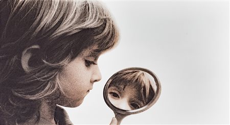 MICHELANGELO PISTOLETTO (1933) A me gli occhi, 2003 Serigrafia su acciaio...