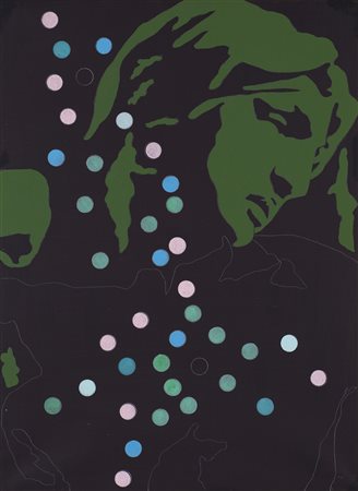 TANO FESTA (1938-1988) Da Michelangelo, 1978 Acrilici su tela cm 73x54,5...