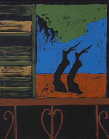 TANO FESTA (1938-1988) Senza Titolo, '80 Acrilici su tela cm 100x80 Firma al...