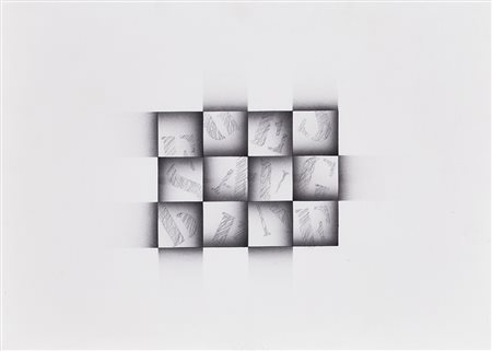 BRUNO DI BELLO (1938) Senza Titolo, 1972 Tecnica mista su cartoncino cm 35x50...