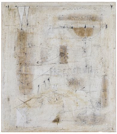 MAGDALO MUSSIO (1925-2006) Senza Titolo, 1990 Tecnica mista su tavola cm...