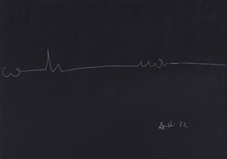 VINCENZO AGNETTI (1926-1981) Continua, 1972 Pastello su cartoncino cm 45x70...