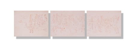 VINCENZO ACCAME (1932) Senza Titolo, 1984 Opera composta da 3 tecniche miste...