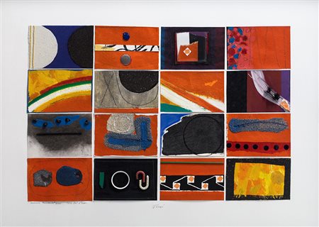 WALTER FUSI (1924-2013) Carmina Burana, 2001 Tecnica mista, applicazioni di...