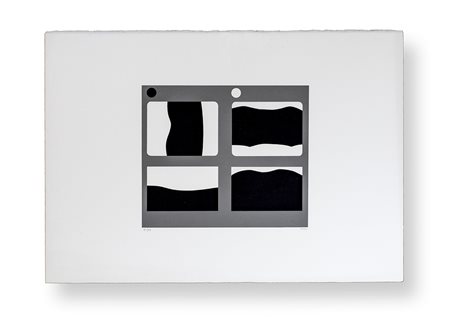 ALBERTO BURRI (1915-1995) Lettera - C, 1969 Serigrafia cm 35x50 Firma e...