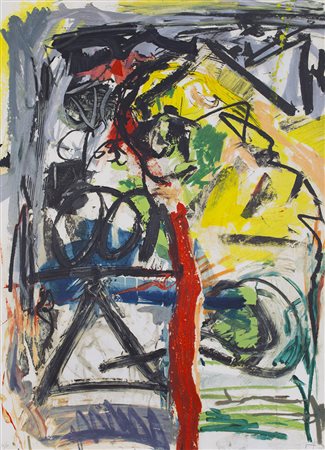 EMILIO VEDOVA (1919-2006) Compresenze '83-2, 1983 Serigrafia materica a...