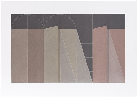 GIUSEPPE UNCINI (1929-2008) Senza Titolo, 1984 Litografia cm 100x140 Firma,...