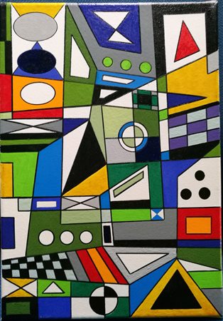 Francesco Partipilo "Oltre la logica" - 2012 - Tecnica mista su tela - cm...