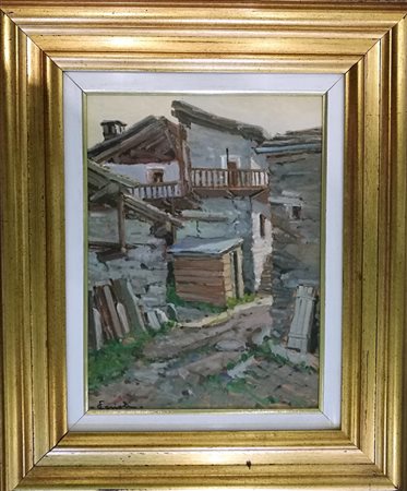 Francesco Cerioli "S.T." - Olio su tavola - cm 40x30 - Firma dell'artista in...