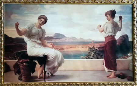 "Le filatrici" - stampa su tavola - cm 70x113