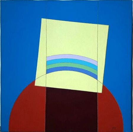 EUGENIO CARMI “Raccontando” 2004 Acrilici su juta