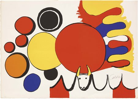 Alexander Calder, Philadelphia 1898 - New York 1976, Poemas para mirar, 1976,...