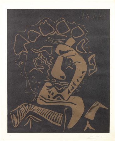 Pablo Picasso, Malaga 1881 - Mougins 1973, Le Danseur, 1965, Incisione su...