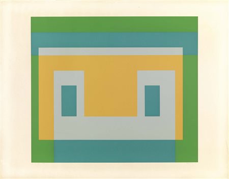 Josef Albers, Bottrop 1888 - New Haven 1976, I-S Va I, 1969, Serigrafia a...