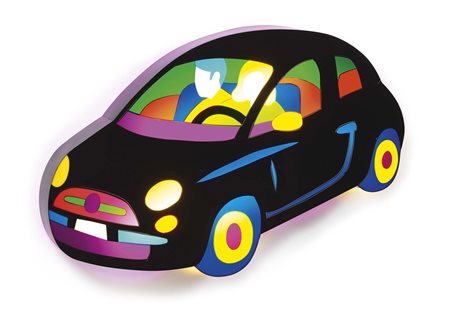 Marco Lodola, Dorno (Pv) 1955, 500, Lightbox, cm. 65,x105x12, Firma e titolo...