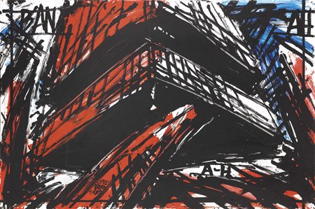 Vinicio Berti, Firenze 1921 - 1991, Costruzione in alto AH BAN, 1989,...