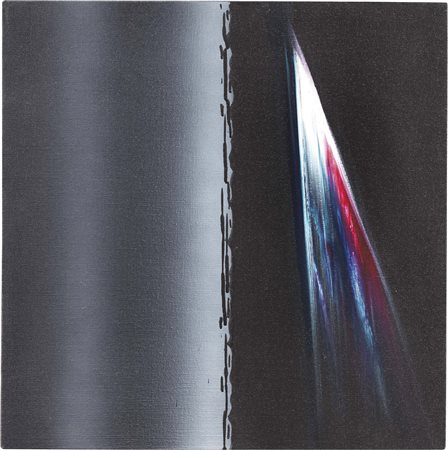 Ennio Finzi, Venezia 1931, Il verso della luce, Olio su tela, cm. 50x50,...