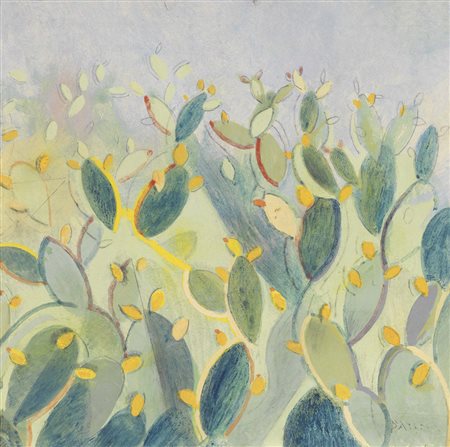 Giulio D'Anna, Villarosa (En) 1908 - Messina 1978, Cactus, seconda metà anni...