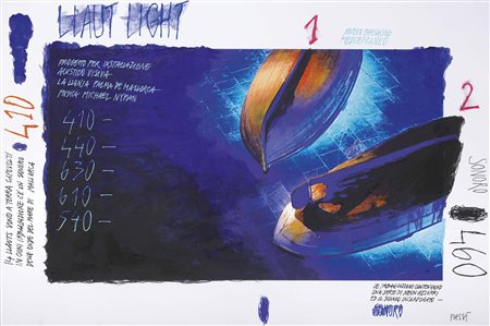 Fabrizio Plessi, Reggio Emilia 1940, Llaut Light, 2011, Tecnica mista su...