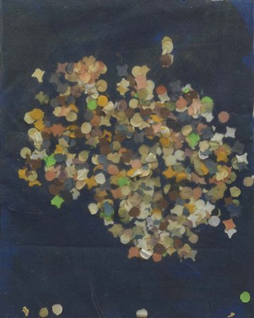 Tano Festa, Roma 1938 - 1987, Coriandolo, 1981-82, Acrilico, coriandoli e...