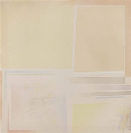 Riccardo Guarneri, Firenze 1933, A toni caldi, Olio su tela, cm. 95x95,...