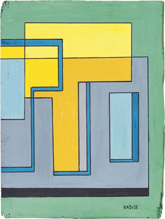 Mario Radice, Como 1900 - 1987, Senza titolo, anni Sessanta-Settanta, Tempera...