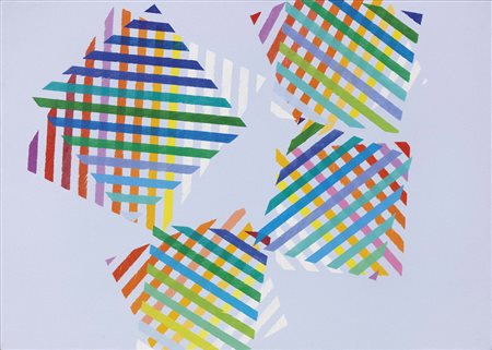 Piero Dorazio, Roma 1927 - Todi (Pg) 2005, I pensieri, 2003, Olio su tela,...