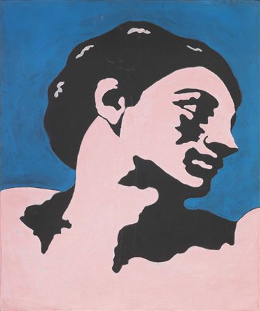 Tano Festa, Roma 1938 - 1987, Da Michelangelo, 1976, Acrilico su tela, cm....