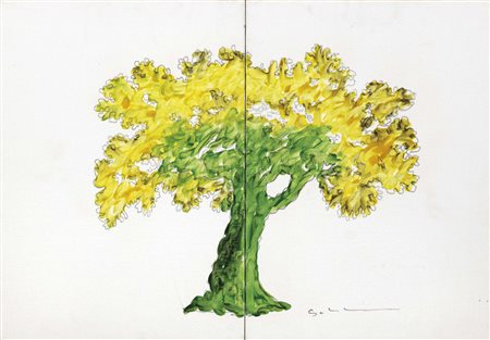 Mario Schifano, Homs 1934 - Roma 1998, Senza titolo, seconda metà anni...