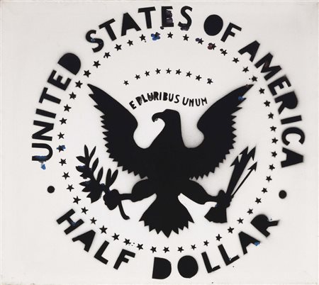 Franco Angeli, Roma 1935 - 1988, Senza titolo, seconda metà anni Settanta,...