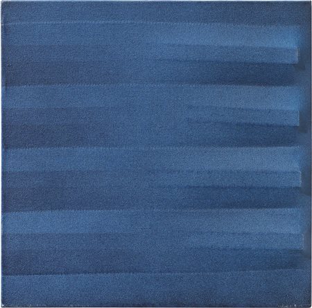 Agostino Bonalumi, Vimercate (Mi) 1935 - Milano 2013, Blu, 1982, Tela...