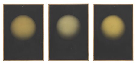 Marco Tirelli, Roma 1956, Trittico, 1996, Tecnica mista su tre pannelli...